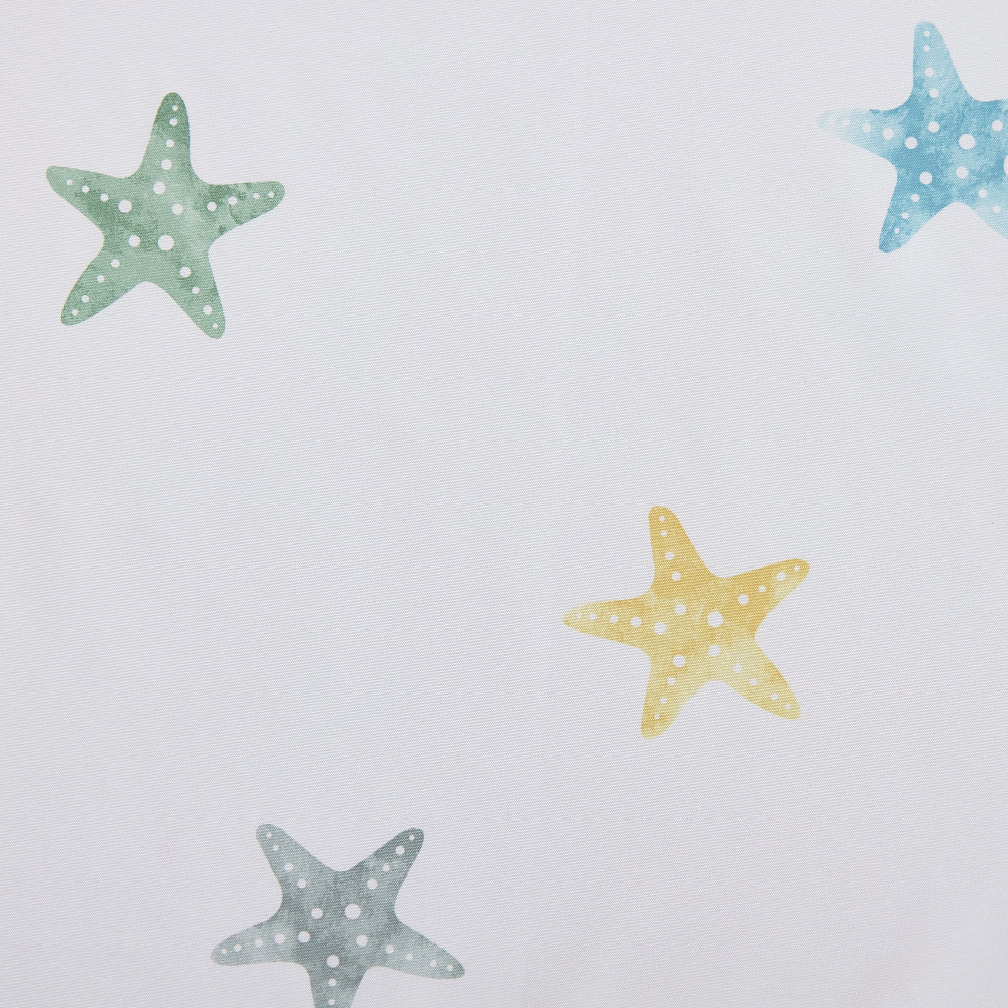 Ecologee Starfish 100% Blackout Rod Pocket Single Indoor Curtain Panel, Cream, 40" W x 84" L