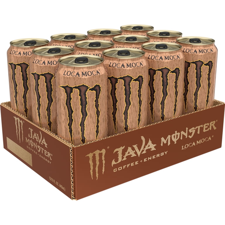 Java Monster Loco Moca, Coffee Mocha Drinks, 15 Fl Oz Cans