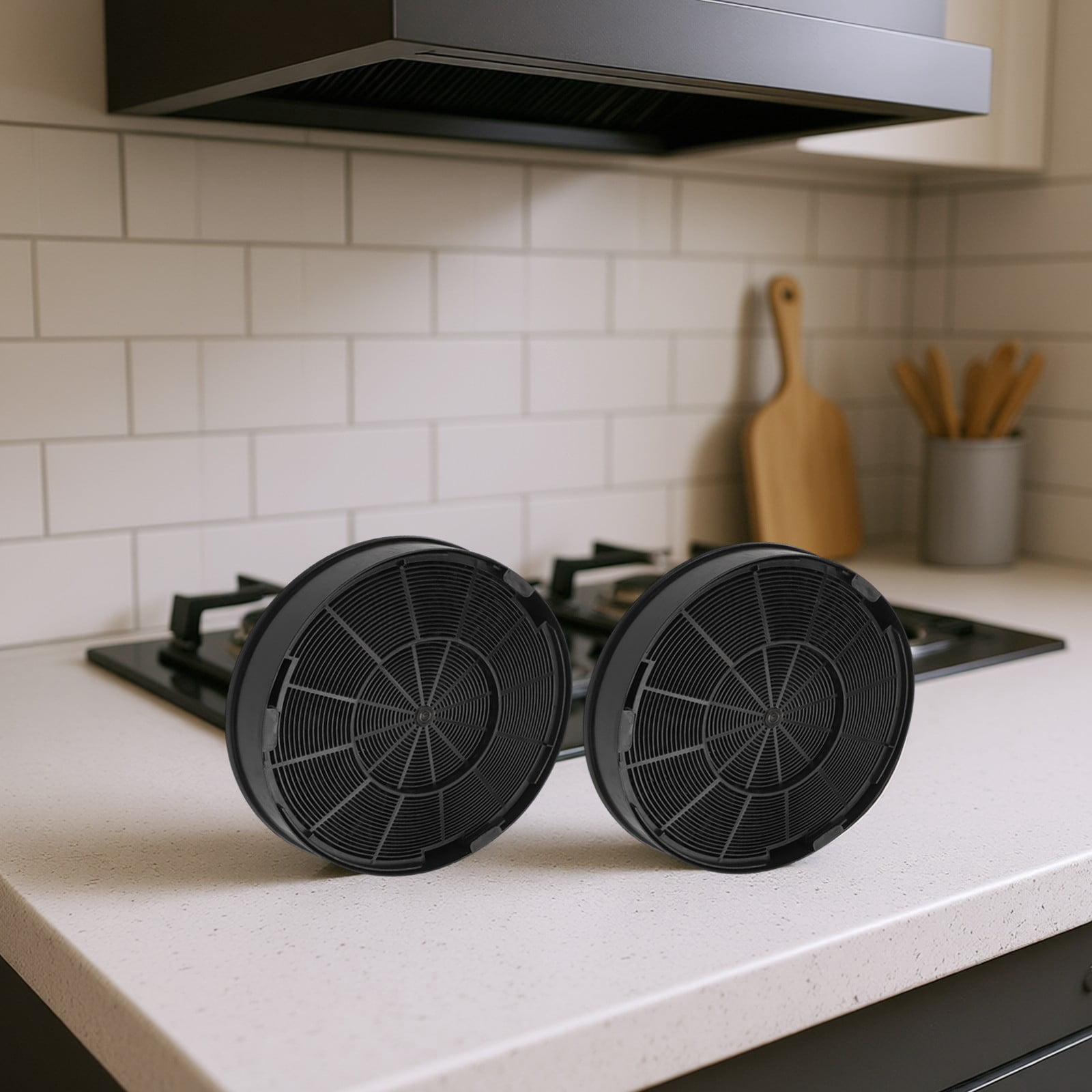 2PCS Activated Carbon Kitchen Range Hood Filter Accessories 198*30mm