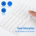 thumbnail image 4 of 10 Pcs Rubber Bumpers Stripes, Bexikou Self Adhesive Silicone Protector Stripes, Clear Furniture Bumpers Sound Dampening Buffer Pads for Door, Wall, Drawer, Toilet Lid, Glass Table Top, 4 of 7