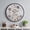 Natural, variant on MODE HOME Rustic Farmhouse Wood Wall Clock with 12 Photo Collage, Large Oversized Wall Clock for Home, Kitchen, Living Room, Silent Battery Powered 24 inch Natural