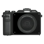 Minolta MND65 Selfie Shot Digital Camera, Black with Black Faceplate