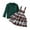 Green, variant on Christmas Toddler Girls Clothes Sets 12M 18M 24M 3Y 4Y 5Y Fall Winter Baby Kids Children Clothing Suits Warm Solid Sweater Plaid Suspender Dress