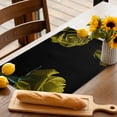 thumbnail image 3 of Placemats Set of 4, Yellow Rose Place Mats Vintage Flower Garden Tablemats Washable Placemat Table Decoration for Kitchen Table Dinner Party Home Decor Indoor Outdoor 13x19 Inch, 3 of 9