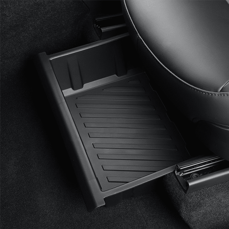 For Tesla Model Y Juniper Storage Box For Tesla Model Y Under Seat Drawer Type Tray Car Accessories