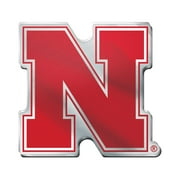 NCAA Nebraska Prime Metallic Auto Emblem