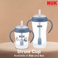 thumbnail image 7 of NUK Perfect Match Learner Toddler Sippy Cup with Straw, 5oz, Blue, 7 of 7