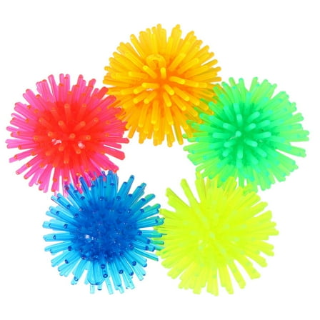 LULULION 10Pcs TPR Ball Toys for Cats Assorted Color Indoor Playtime Cat Supplies