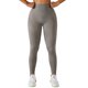 thumbnail image 1 of Pantalones de yoga para mujer, mallas de entrenamiento, cintura alta, control de barriga, sin costuras, para deportes, gimnasio, plata S, 1 of 5