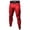 Red, variant on Bibifish Mens Athletic Pants Black High Waist Compression Stretch pants Quick Dry Yoga Gym Training Basketball Dance Trendy Sports Tights