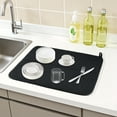 thumbnail image 2 of Unique Bargains Absorbent Microfiber Kitchen Drying Mat 17.7*15.7 in Black, 2 of 6