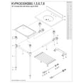 thumbnail image 3 of Kingston Brass KVPK3030KBB0 Templeton 30" Black Granite Console Sink with Brass Legs and Shelf (8-Inch, 3-Hole), Black Granite/Matte Black, 3 of 4