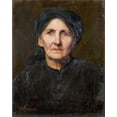 thumbnail image 2 of Simmons, Freeman Willis 12x14 Gold Ornate Wood Framed with Double Matting Museum Art Print Titled - Old Peasant, 2 of 4