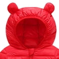 thumbnail image 4 of WIBACKER 2T 3T 4T 5T Winter Coat for Toddler Kid Baby Boy Girl Light Puffer Bear Hooded Down Jacket, 4 of 4