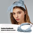 thumbnail image 3 of Unique Bargains Big Bowknot Headband Hairband for Women Blue 1.2 Inch Wide 1 Pcs, 3 of 7