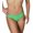 Kelly Green (Bottom), variant on Women's Crossback Workout Bikini Bottom (FN032B)-Teal/Blue-M