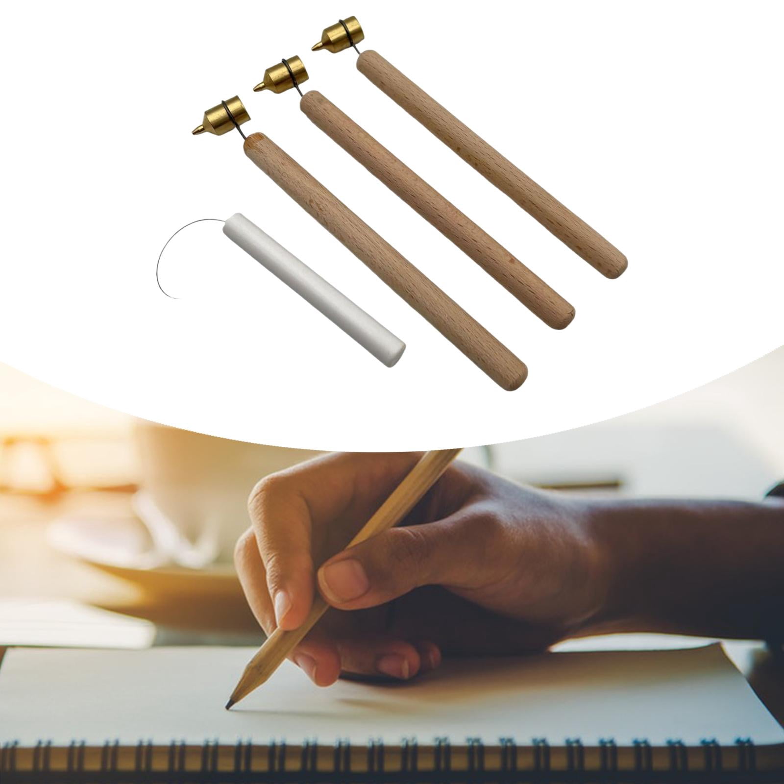 QccHieUs 3Pcs Fine Line Fluid Writer Paint Applicator Pens Stem Cleaning Tool for Marking