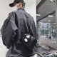 thumbnail image 5 of Bandolera Fantasma Divertido Cuero Casual Pequeño Satchel Bolsas para Viaje Negro, 5 of 7