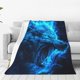 thumbnail image 1 of Balery Wolf Manta de Felpa Suave y Acogedora – Cobija de Franela Aterciopelada para Cama, Lavable y Cálida para Sofá, Mascotas, Transpirable-60"x50", 1 of 7