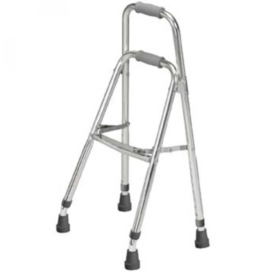 Drive Hemi Side Step Folding Walker Aluminum Frame, 300 pound Weight