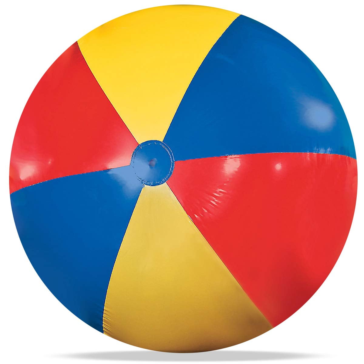New Giant Beach Ball Jumbo Inflatable Thick Wall Multi-Color 4' & 6' Inflated 