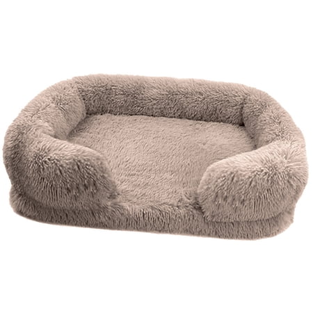 MOMOJIA Pet Bed with Detachable Cushion Rectangular Soft and Beautiful Dog Sofa