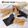 thumbnail image 4 of Uxcell Easel Back, Picture Frame Back Stand Replacement Frame Board for 10" DIY Photo Board Art 4 Pcs & Black, 4 of 7