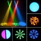 thumbnail image 5 of Luces de escenario, luz LED de cabeza móvil, 8 gobos, 8 colores, foco RGBW, DMX con 9/11 canales, iluminación de escenario para fiesta de DJ activada por sonido, 5 of 11