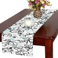 thumbnail image 1 of ABPHQTO Juego de flores Camino de mesa divertido Decoración de mesa para boda Fiesta Cena Vacaciones Picnic 40x180 cm, 1 of 2
