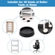 thumbnail image 4 of Ficarrico Juego de 6 ruedas de goma para muebles, tapetes circulares antideslizantes, tapetes para muebles, ruedas para muebles, protectores de piso para patas de sillas, apto para todos los pisos y, 4 of 8