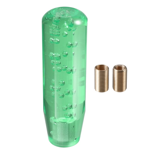 Perilla de palanca de cambios Unique Bargains 15cm universal para Auto Acrílico verde