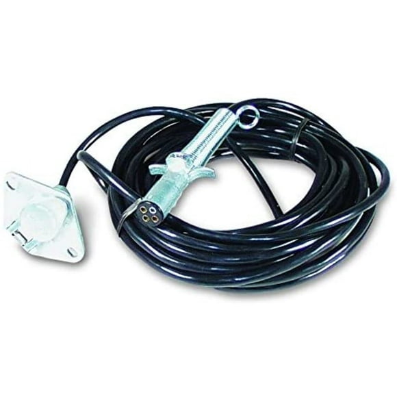 Custer EXT60B 60 Foot Extension Cord w/ 4 Plug End and 4 Socket End