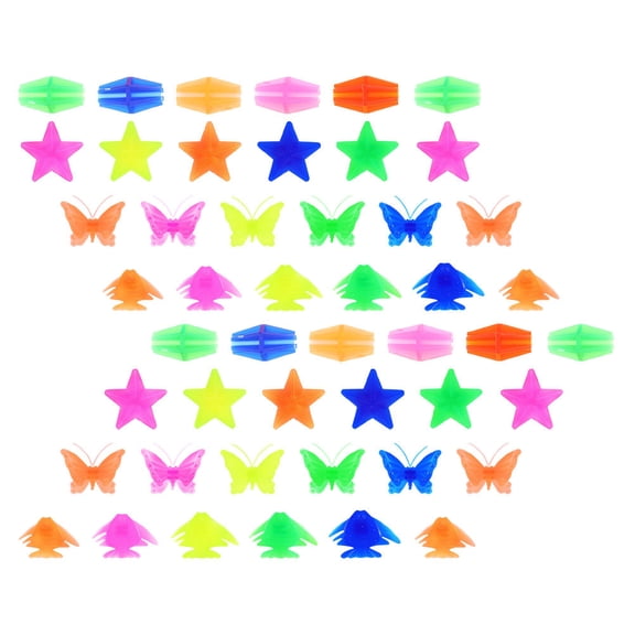 Soimiss Bike Wheel Spokes Beads Versatile Use Bicycle Spoke Beads Assorted Color 98Pcs