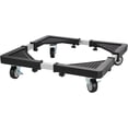 thumbnail image 2 of Appliance Dolly Cart, Mini Fridge Stand Furniture Dolly with 4 Twin Locking Wheels, Adjustable Furniture Mover Mobile Roller Base for Washing Machine, Dryer, Refrigerator, Laundry Pedestal, 2 of 6