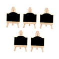 thumbnail image 1 of Abbracc 5 Pcs Tableau Noir avec Chevalet Support Étiquette de Message de Mariage Mini Arqué, 1 of 9