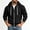 03-Black, variant on Zip Up Hoodie Men Long Sleeve Big and Tall Going Out Hooded Jackets Fall Winter Warm Pullover Sweatshirts