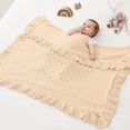 thumbnail image 4 of Manta de bebé Pinuotu de algodón tejida 102x79 cm beige, 4 of 7