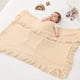 thumbnail image 4 of Manta de bebé Pinuotu de algodón tejida 102x79 cm beige, 4 of 7