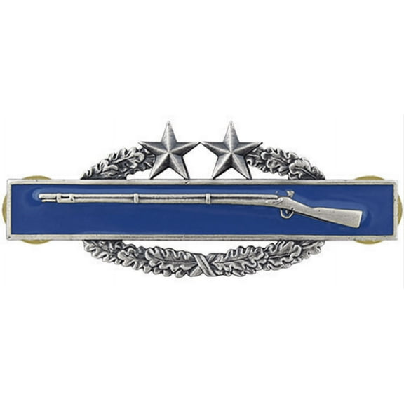 Combat Infantry Badge 3rd Award Badge (Oxidized Finish)