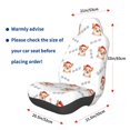 thumbnail image 3 of Wukai Corgi With Santa Claus Hat Full Set Car Seat Covers with Soft Padding Universal Auto Front Seats Protector and Cushion Mat, 3 of 5