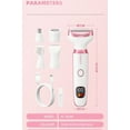 thumbnail image 6 of Multifunctional Shaver Electric Hair Clipper Shaver Four in One 3028 Women's Body Private Hair Trimmer, 6 of 8