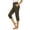 A-Army Green1109, variant on Women's High-Waist Capri Pants Slim-Fit Everyday Casual Straight-Leg Cropped Trousers