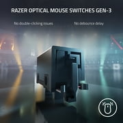 Razer DeathAdder V3 Pro Wireless Esports Gaming Mouse, 64g, 5 Buttons, 2.4GHz, Bluetooth, Black