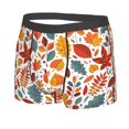 thumbnail image 2 of Balery Autumn Leaves Men's Boxer Briefs, Soft and Breathable Cotton Underwear with nylon Waistband-XX-Large, 2 of 9