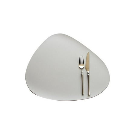 

dosili 4 6 8 10PCS Place Mat Tableware Pad Placemat Table Mat Heat Insulation PU Leather Placemats Bowl Coaster Kitchen Non-Slip