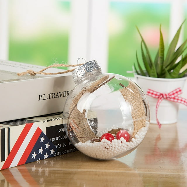 Decoration Transparent Christmas DIYT Ball Festival Pendant Gift Hollow Ball