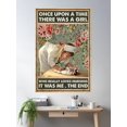 thumbnail image 2 of One Upon A Time There Was A Girl Who Really Loves Nursing And Beagle Dog Poster Wall Art, Modern Wall Decor, 12x18 UNFRAMED, 2 of 3