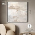 thumbnail image 5 of Arid Hues (I) Canvas Minimalist Abstracts by Art Remedy, Black Frame, 40" x 40", 5 of 7