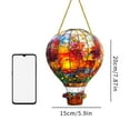 thumbnail image 2 of Solar Prism Suncatcher - Red Balloon Wall Hanging for Rainbow Light Decor, 2 of 7