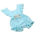 thumbnail image 2 of Newborn Baby Girl Coton Ruffle Romper, 2 of 6